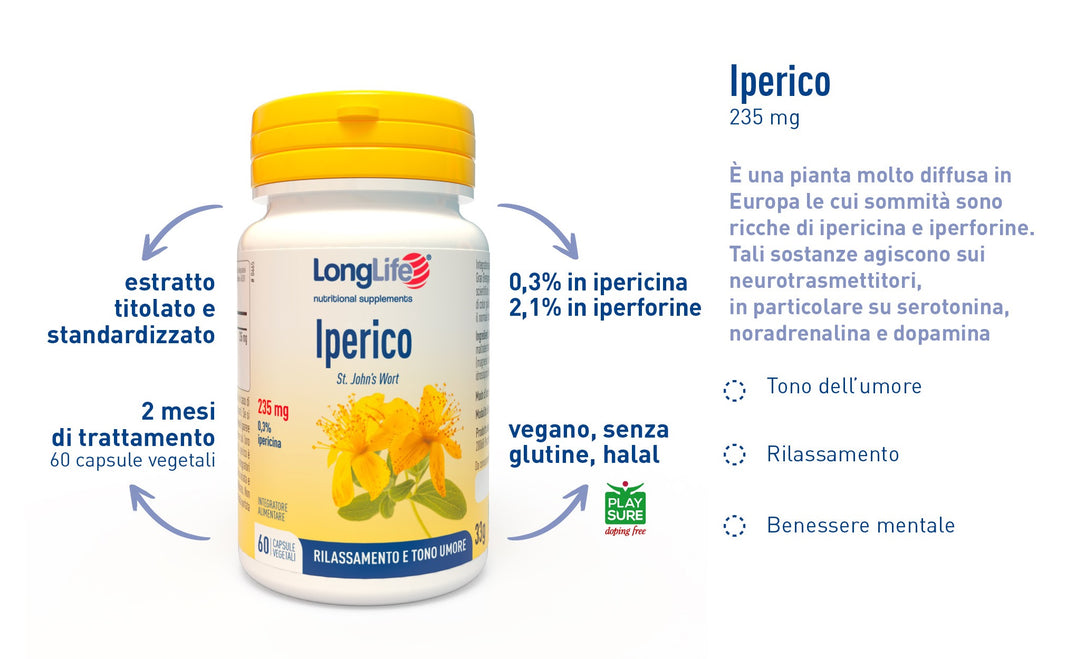 Iperico 60 capsule vegetali