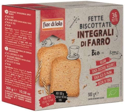 Fette Biscottate al Farro Integrale 300g