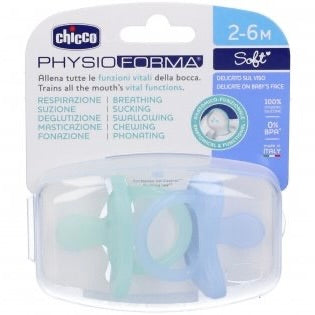 PhysioForma Soft Gommotto in Silicone 2-6 mesi 2 pezzi