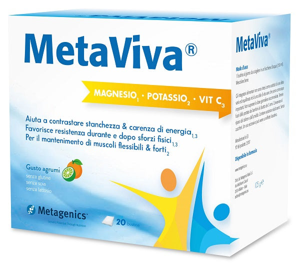 Metaviva Mg/K/Vitamina C 20 bustine